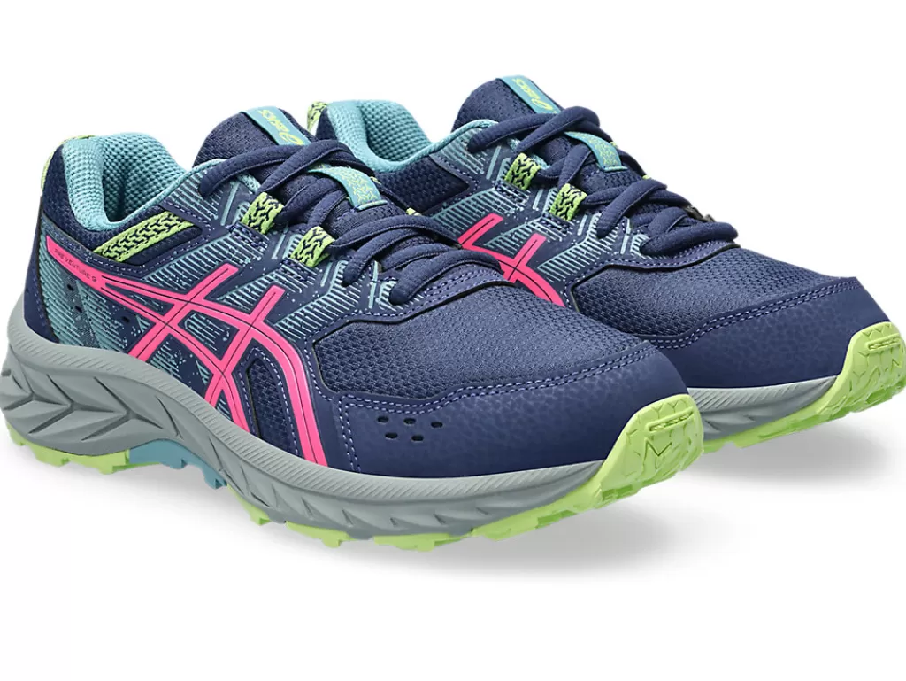 ASICS GEL-VENTURE™ | Trail running>GEL-VENTURE 9 GS Deep Ocean/Hot Pink