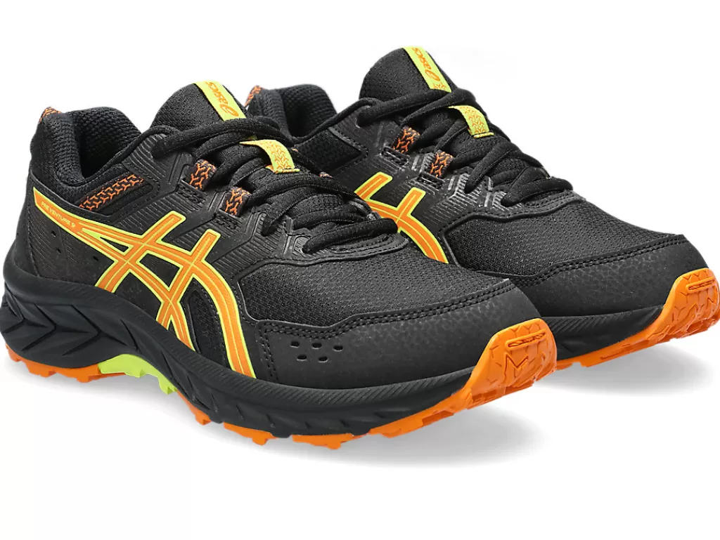 ASICS GEL-VENTURE™ | Trail running>GEL-VENTURE 9 GS Black/Bright Orange