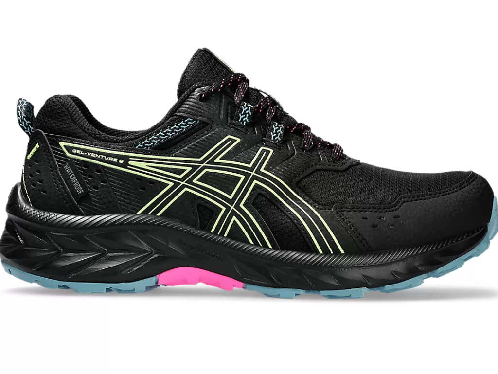 ASICS GEL-VENTURE™ | Trail running>GEL-VENTURE 9 WATERPROOF Black/Lime Green