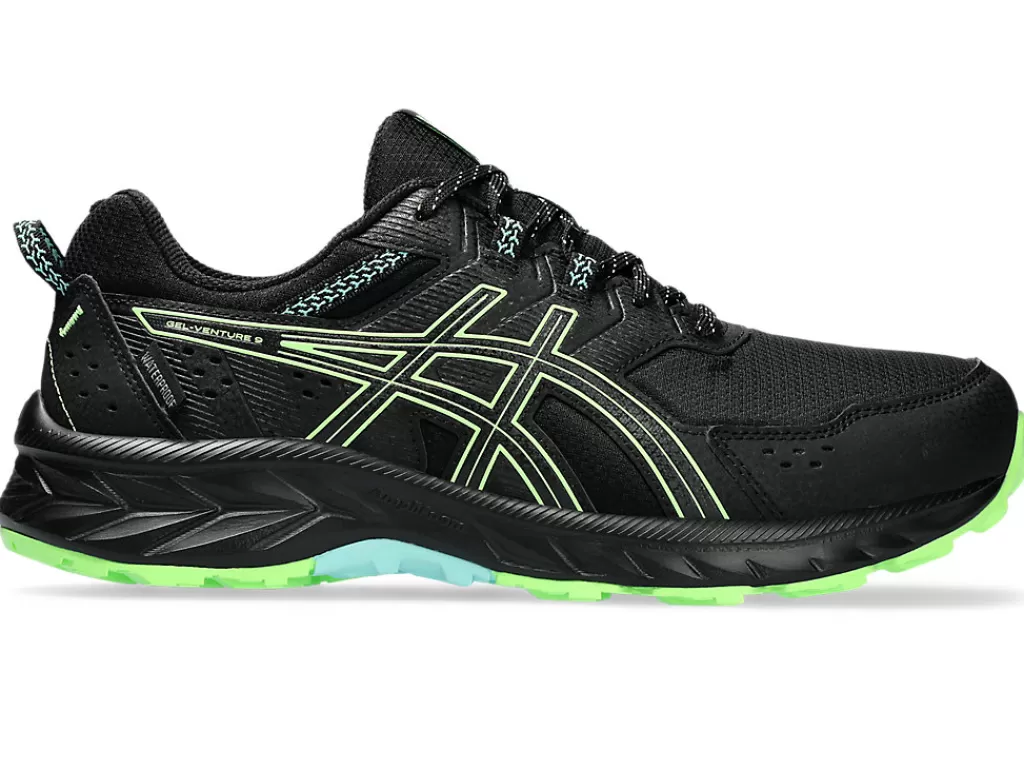 ASICS GEL-VENTURE™ | Trail running>GEL-VENTURE 9 WATERPROOF Black/Illuminate Green