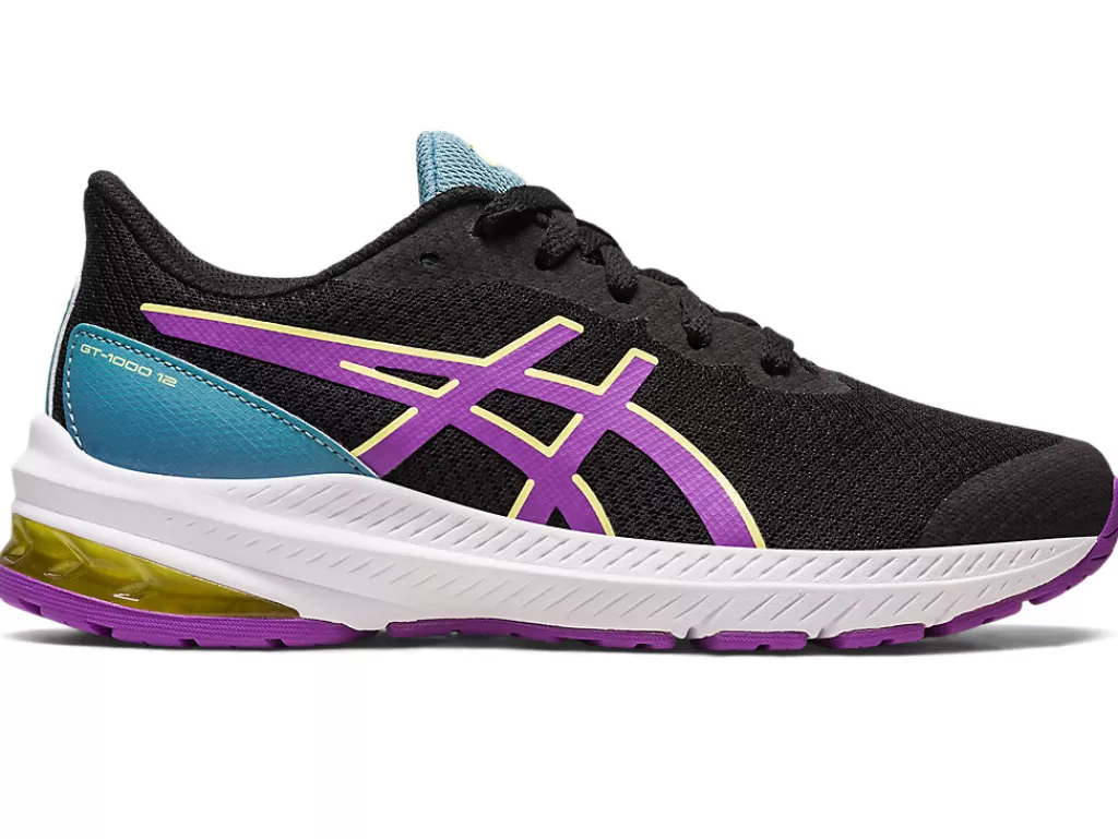 ASICS GT-1000™ | Run further (stability)>GT-1000 12 GS Black/Cyber Grape