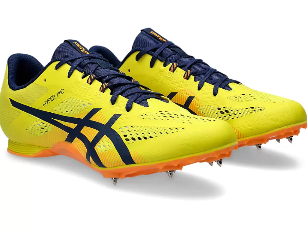 ASICS Atletiek | Schoenen>HYPER MD 8 Bright Yellow/Blue Expanse