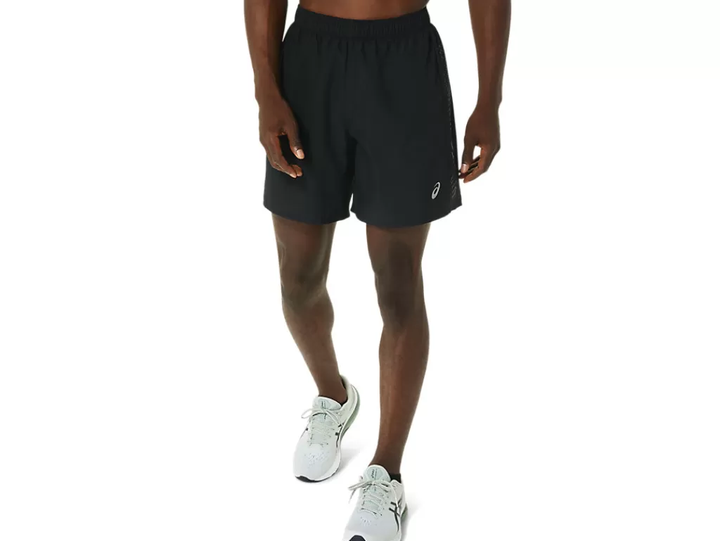 ASICS Kleding | Hardlopen>ICON SHORT Performance Black/Carrier Grey