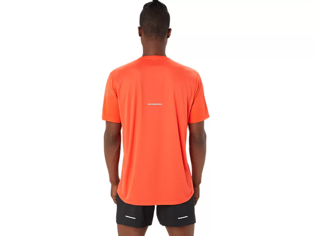 ASICS Kleding | Hardlopen>ICON SS TOP True Red/Sunrise Red