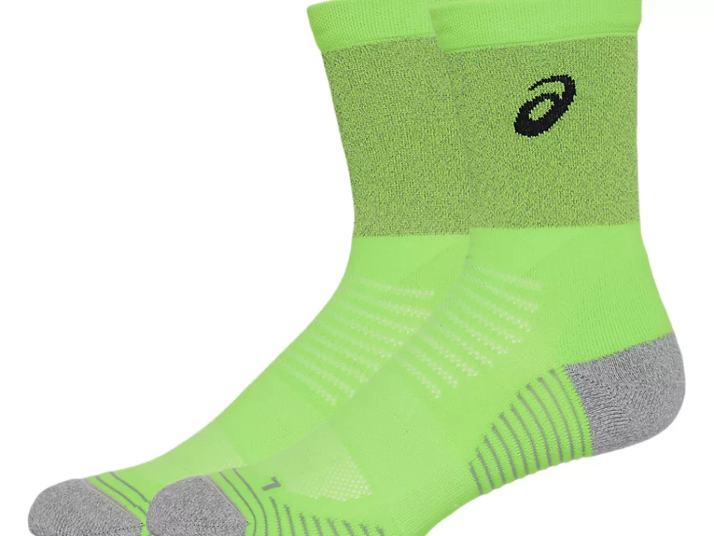 ASICS Hardlopen | Sokken>LITE-SHOW RUN CREW SOCK Lime Burst