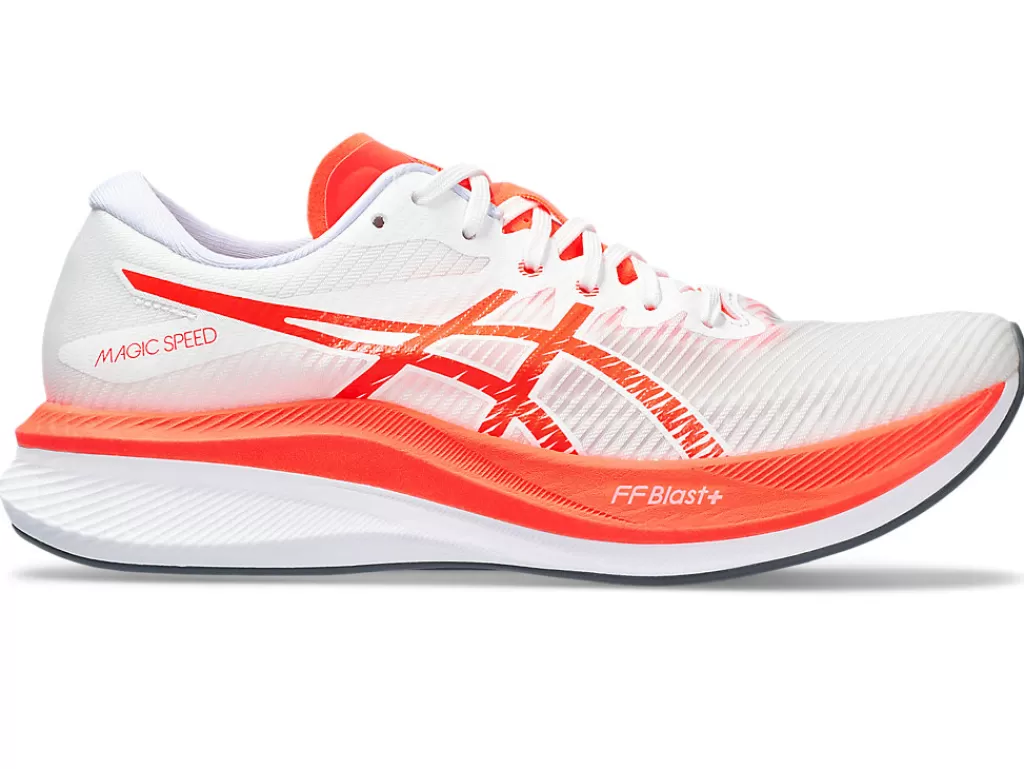 ASICS MAGIC SPEED™ | Run faster>MAGIC SPEED 3 White/Sunrise Red