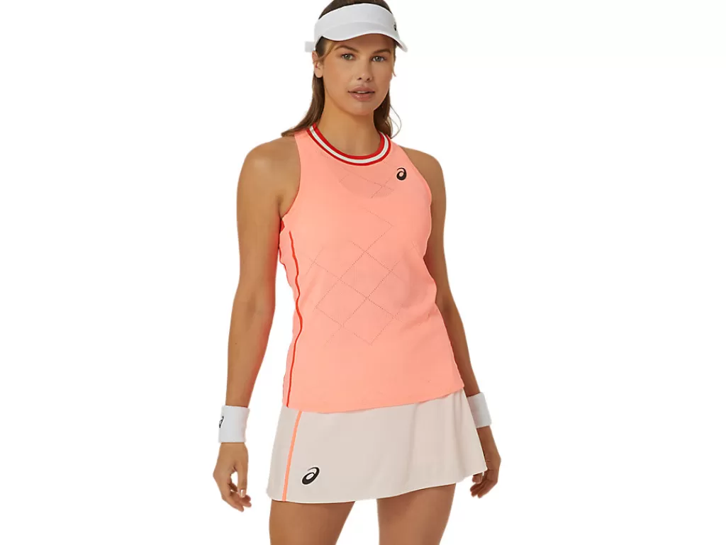 ASICS Kleding | Shirts met korte mouwen>MATCH ACTIBREEZE TANK Sun Coral