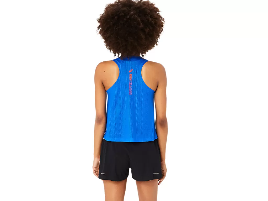 ASICS Kleding | Hardlopen>NATIONS RUN TANK Blue