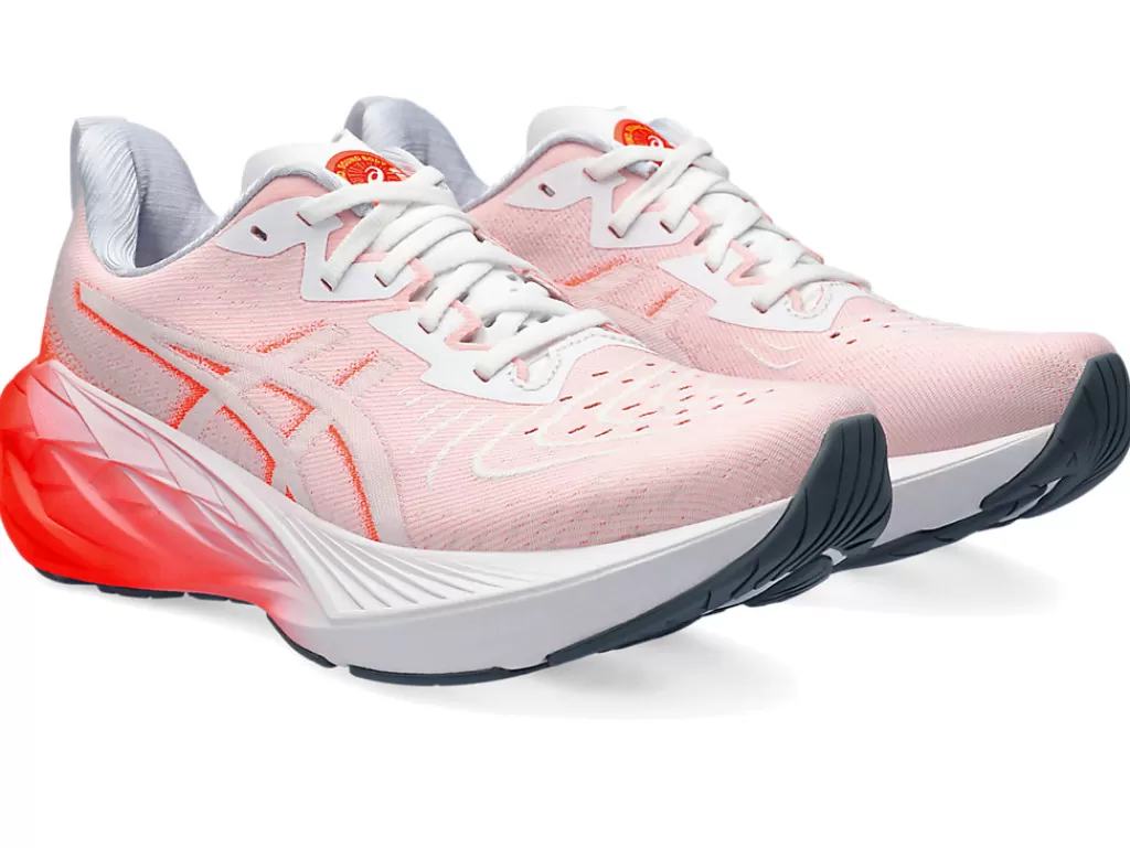 ASICS NOVABLAST™ | Run faster>NOVABLAST 4 White/Sunrise Red