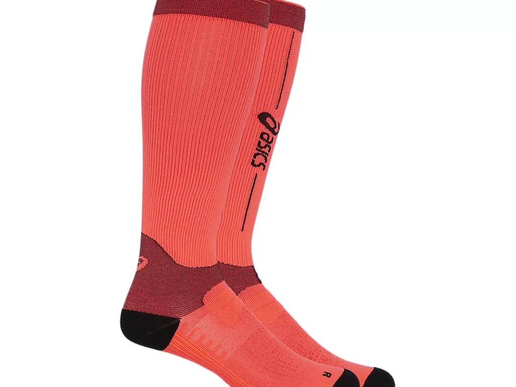 ASICS Hardlopen | Sokken>PERFORMANCE RUN COMPRESSION SOCK Sunrise Red