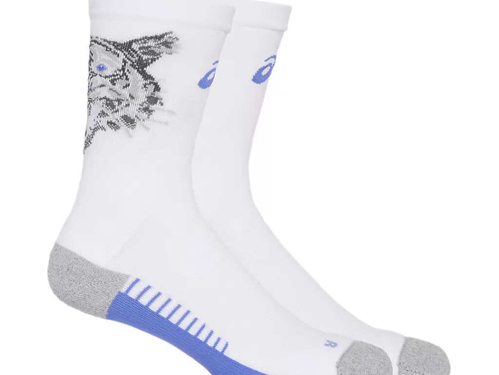 ASICS Hardlopen | Sokken>PERFORMANCE RUN SOCK CREW Brilliant White/Sapphire