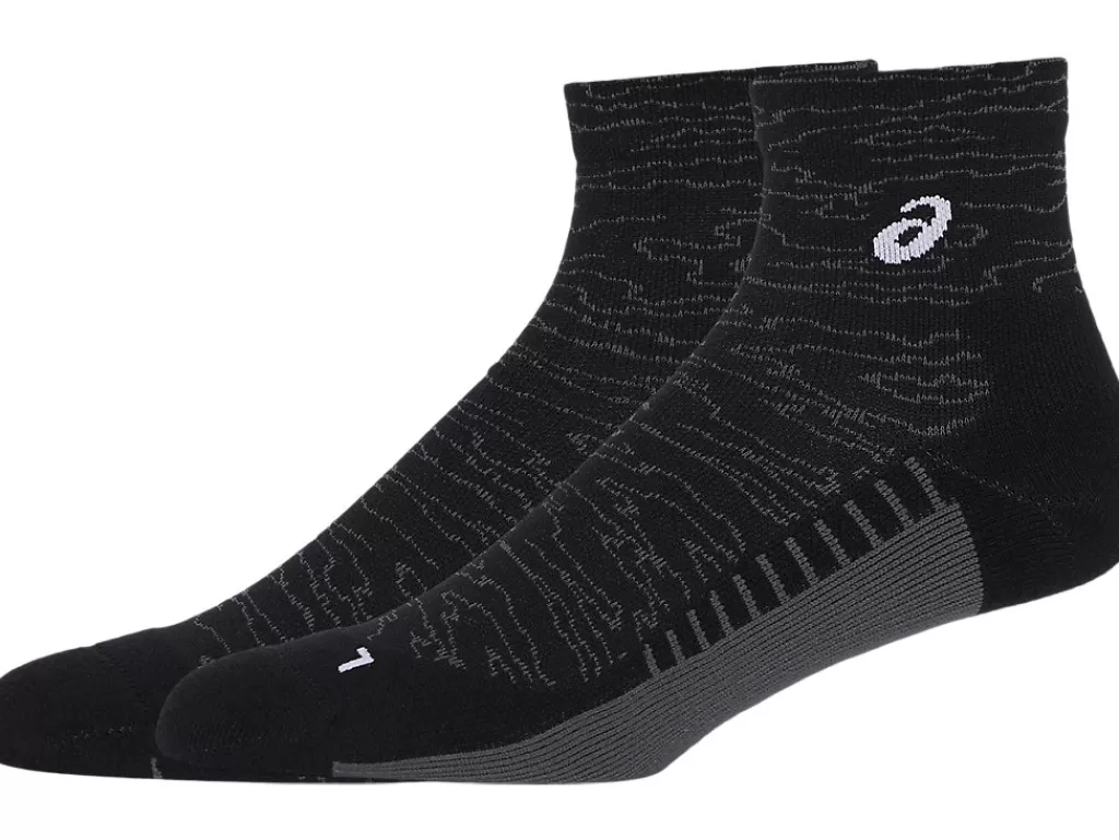 ASICS Hardlopen | Sokken>PERFORMANCE RUN SOCK QUARTER Performance Black/Brilliant White