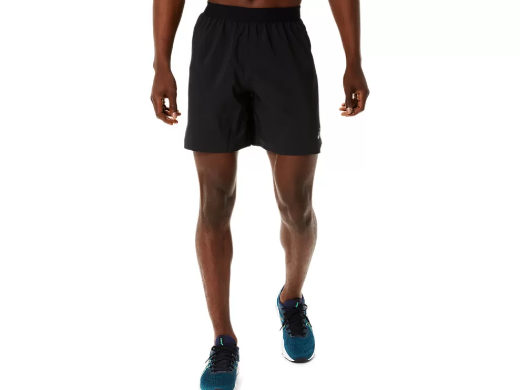 ASICS Kleding | Hardlopen>ROAD 2-N-1 7IN SHORT Performance Black/Carrier Grey