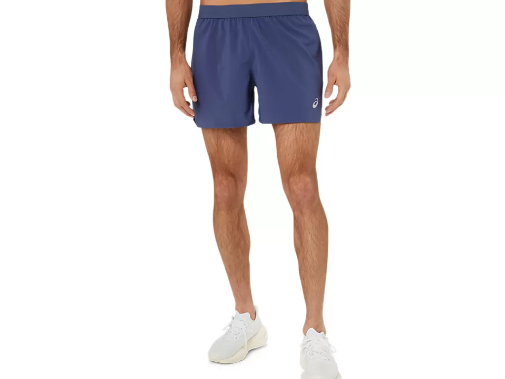 ASICS Kleding | Hardlopen>ROAD 5IN SHORT Thunder Blue