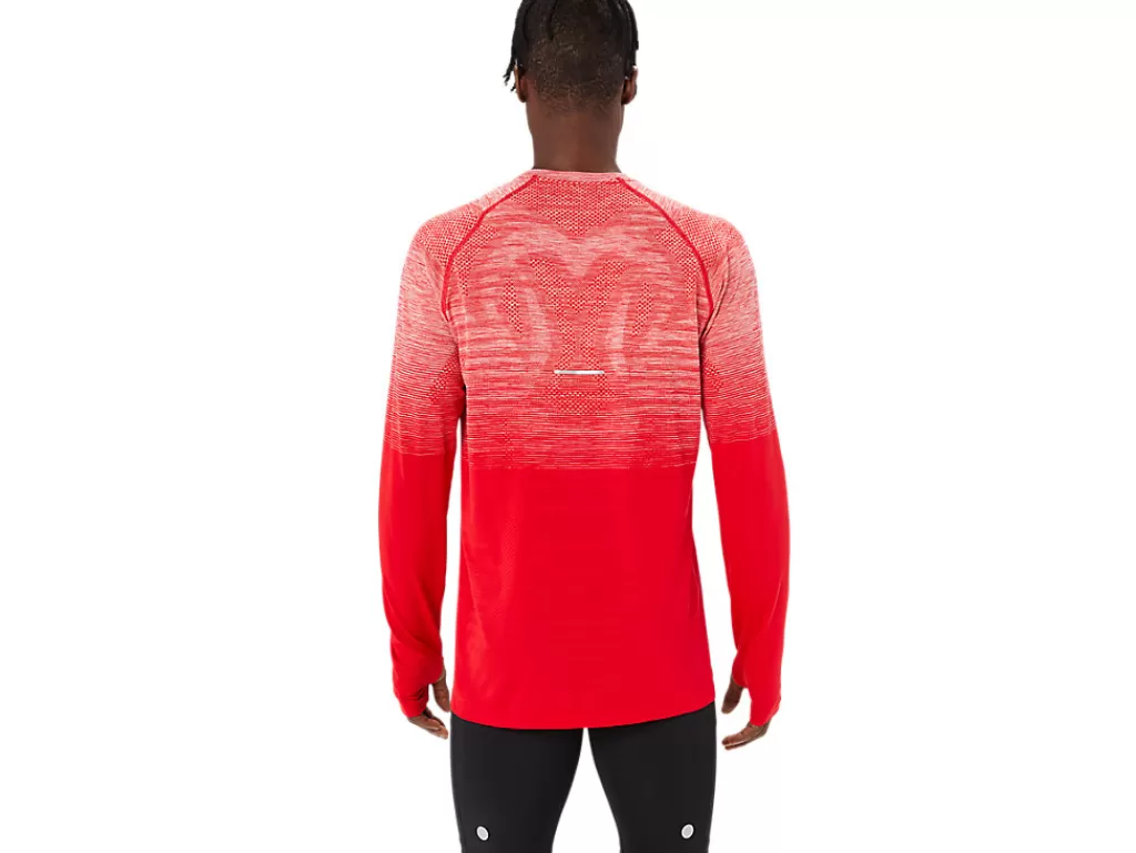 ASICS Kleding | Hardlopen>SEAMLESS LS TOP Classic Red