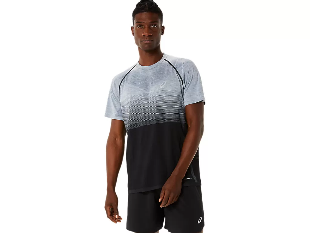 ASICS Kleding | Hardlopen>SEAMLESS SS TOP Performance Black/Carrier Grey