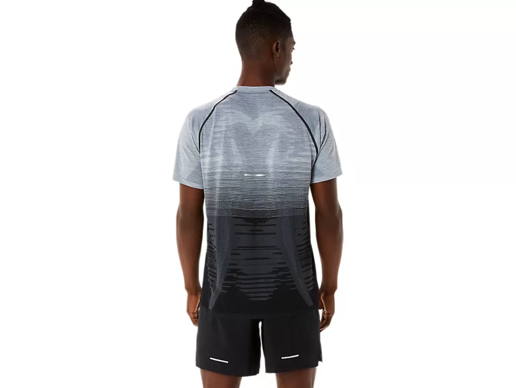 ASICS Kleding | Hardlopen>SEAMLESS SS TOP Performance Black/Carrier Grey