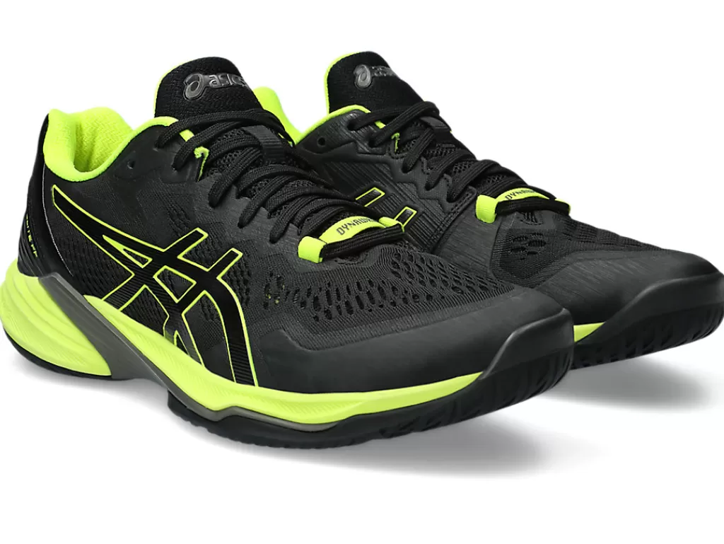 ASICS Netbal | Squash & badminton>SKY ELITE FF 2 Black/Safety Yellow