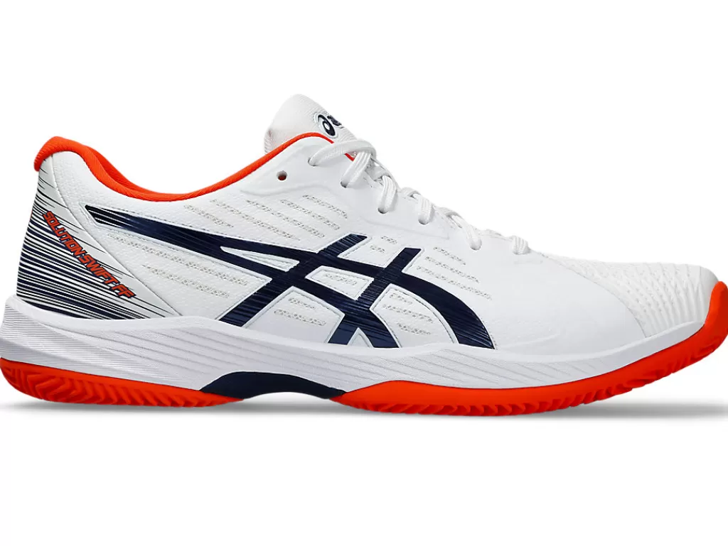 ASICS Tennisschoenen | Tennis>SOLUTION SWIFT FF CLAY White/Blue Expanse