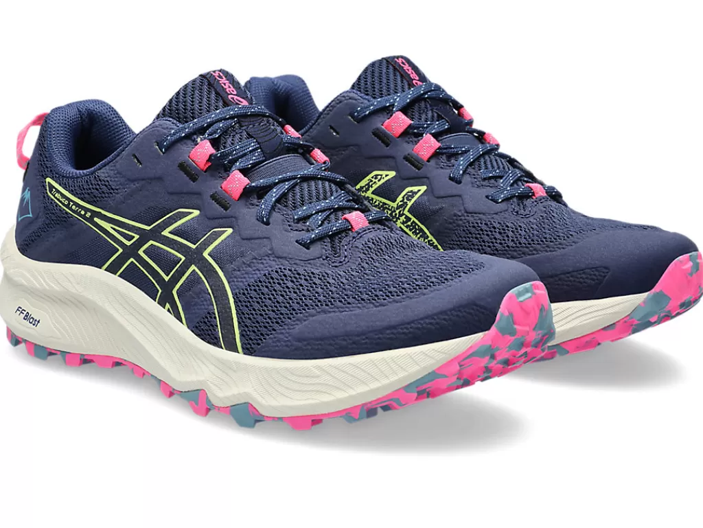 ASICS Trail running | Trailschoenen & wandelschoenen>Trabuco Terra 2 Deep Ocean/Lime Green