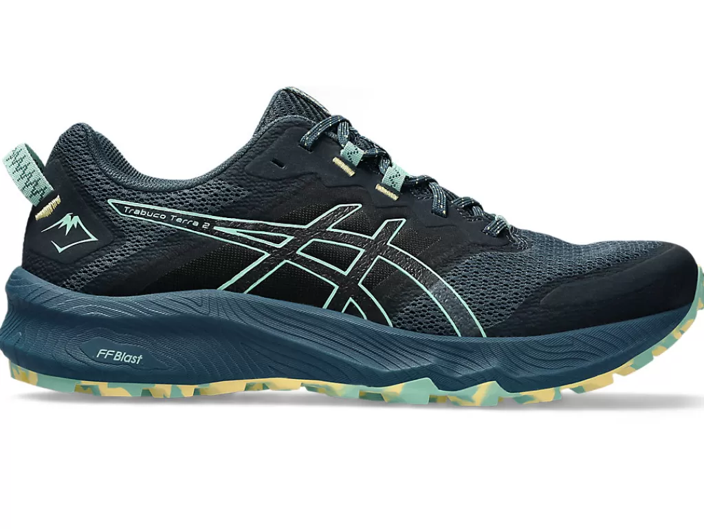 ASICS Trail running | GEL-FUJITRABUCO™>Trabuco Terra 2 Magnetic Blue/Dark Mint