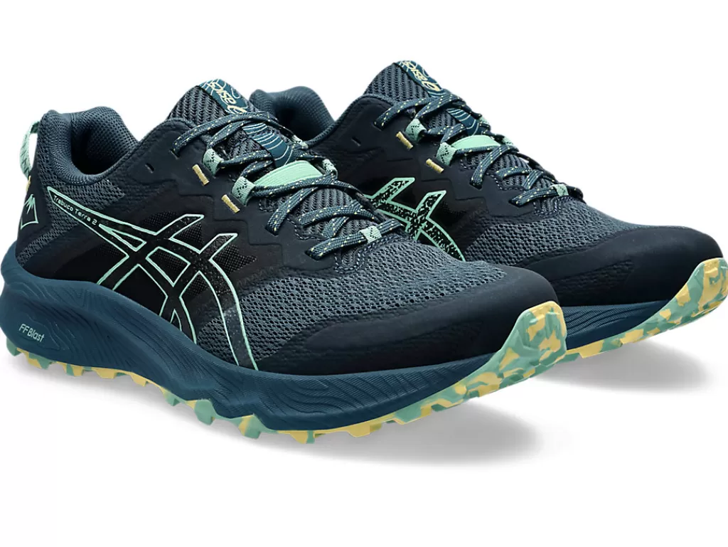 ASICS Trail running | GEL-FUJITRABUCO™>Trabuco Terra 2 Magnetic Blue/Dark Mint