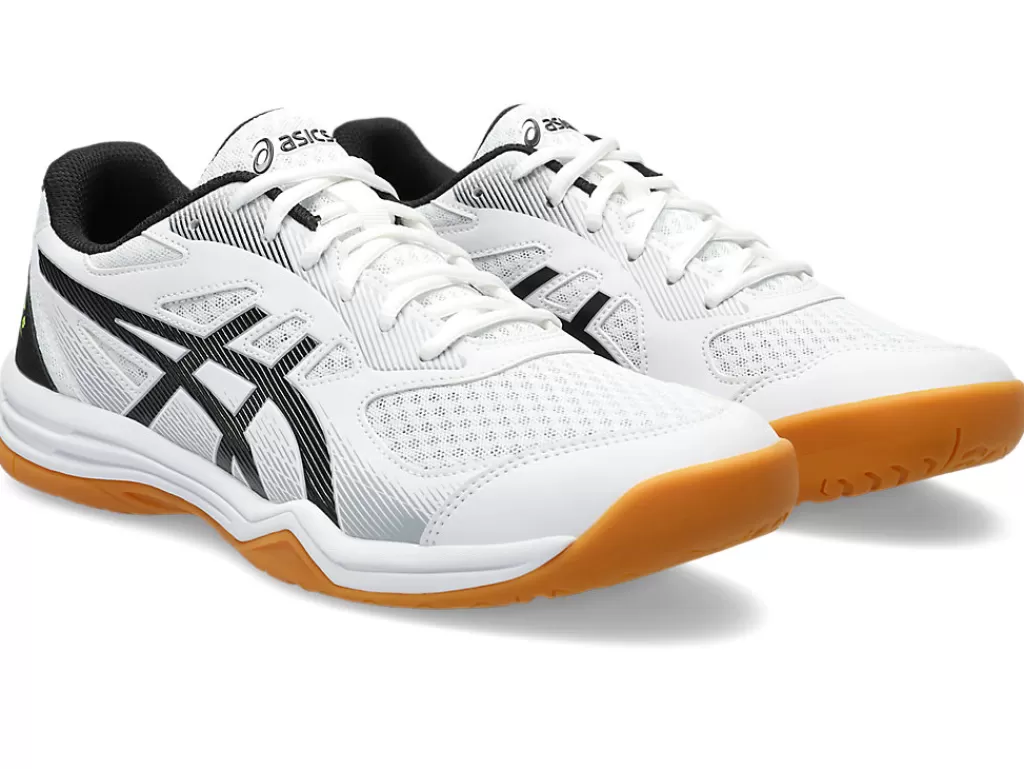 ASICS Netbal | Squash & badminton>UPCOURT 5 White/Safety Yellow